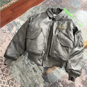Alpha Industries Vintage Cold Weather 45/P Green Flyers Jacket